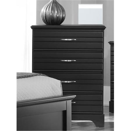 Carolina Furniture Carolina Furniture Works 514400 Chest - 4 Drawer - White 514400